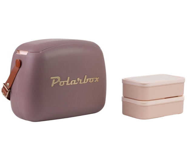 POLARBOX Lodówka turystyczna Polarbox Mauve - Gold  6L - 1503792 - zdjęcie